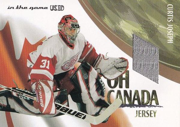 jersey karta CURTIS JOSEPH 03-04 ITG Used Oh Canada Jersey /50